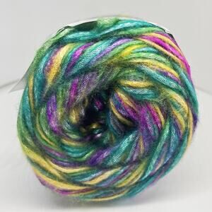 ICE Yarns Cakes Malaga Yarn, Green Purple Yellow Fuchsia